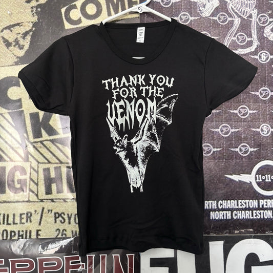 Venom black long baby tee