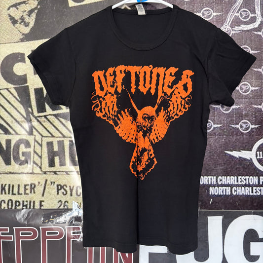 Def owl black/orange black babydoll tee LAR/XL