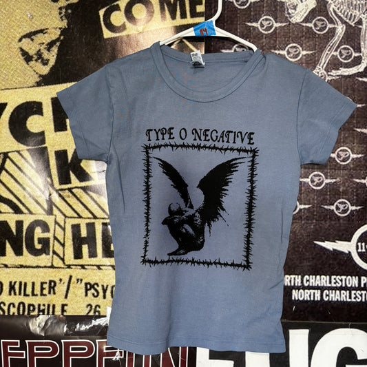 Type o negative blue babydoll tee