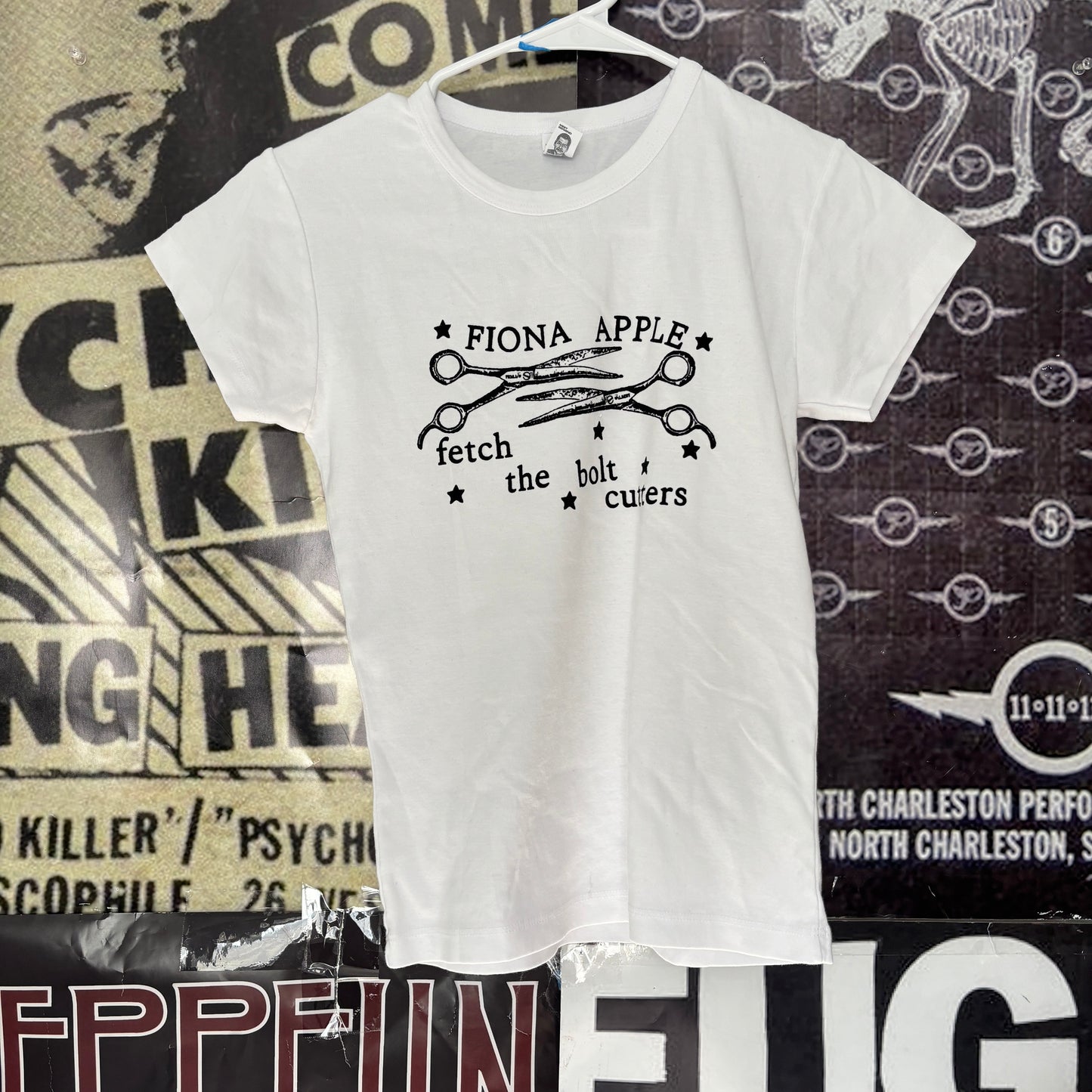 Fiona Apple white babydoll tee