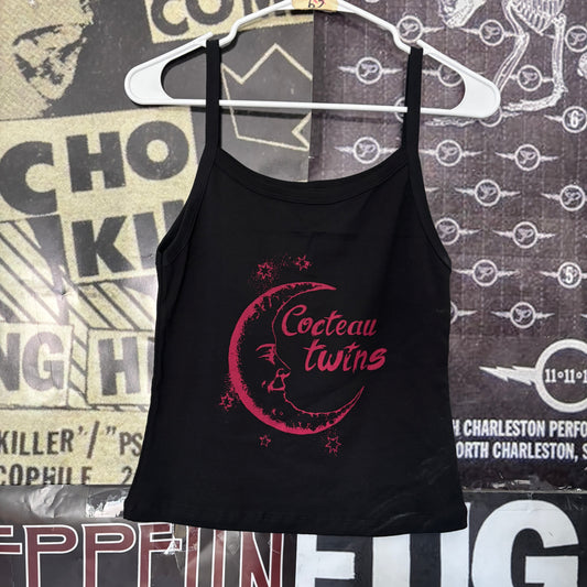 Cocteau twins black/red baby tank SM/MED