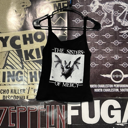 Sisters of mercy black/white baby tank