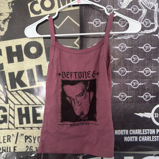 Deftones maroon tank SM/MED