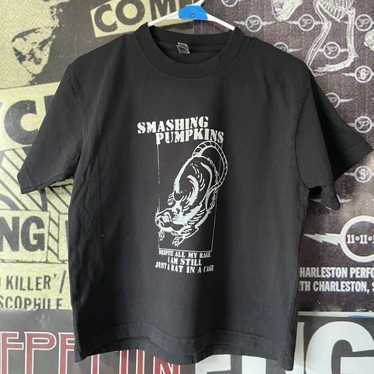 Smashing pumpkins rat boxy black tee