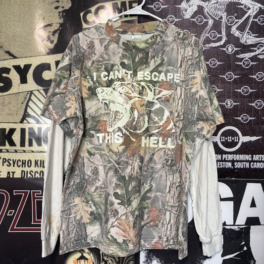 Three days grace camo/white long sleeve (PREORDER)
