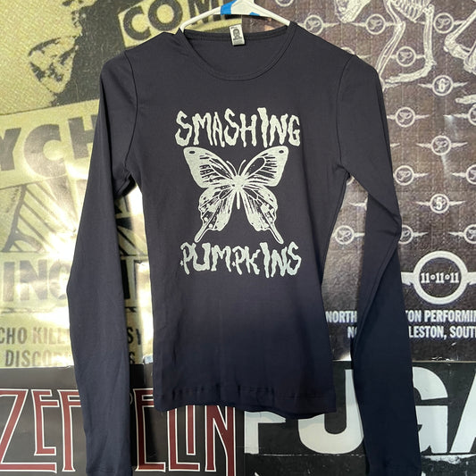 Smashing pumpkins navy long sleeve