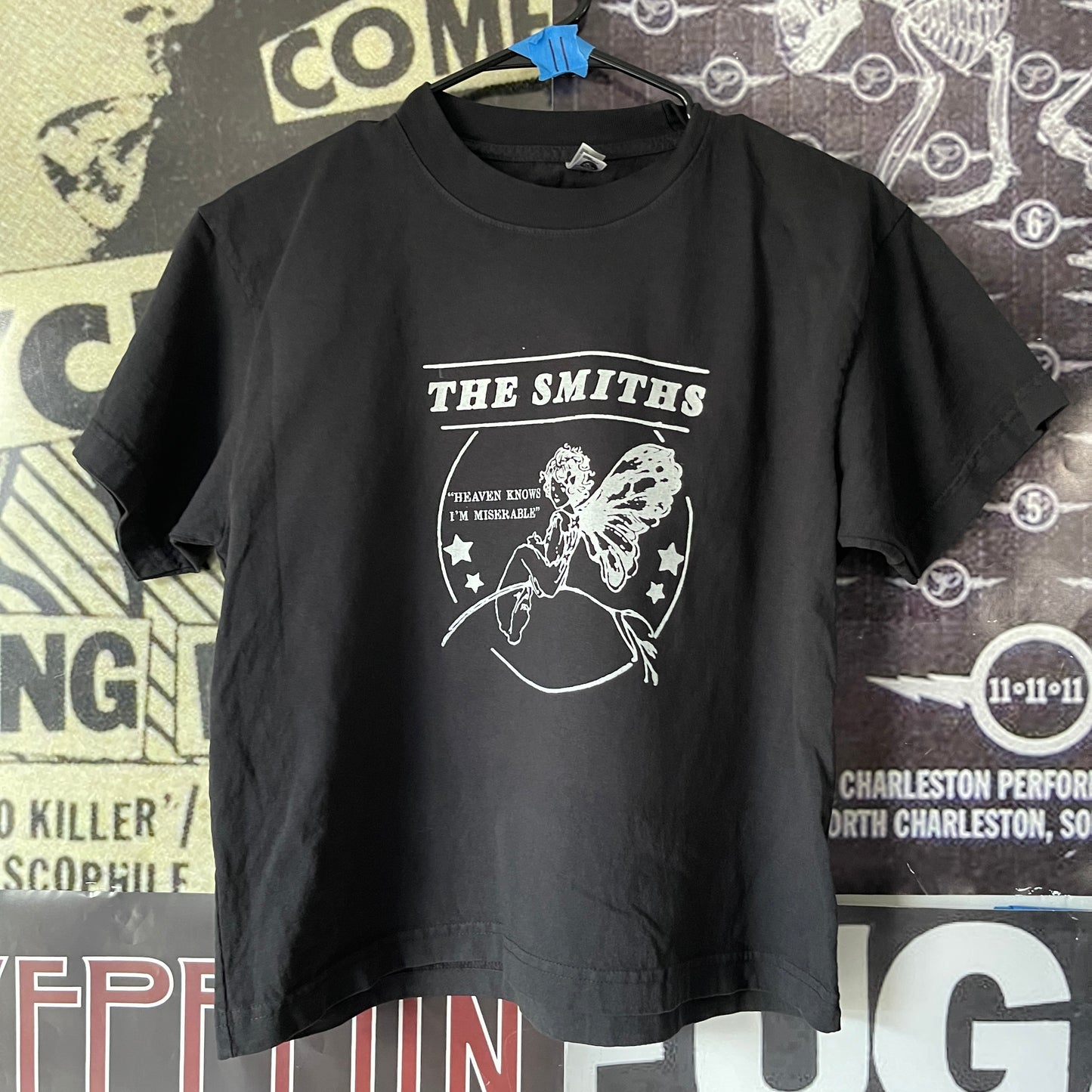 The smiths black boxy tee