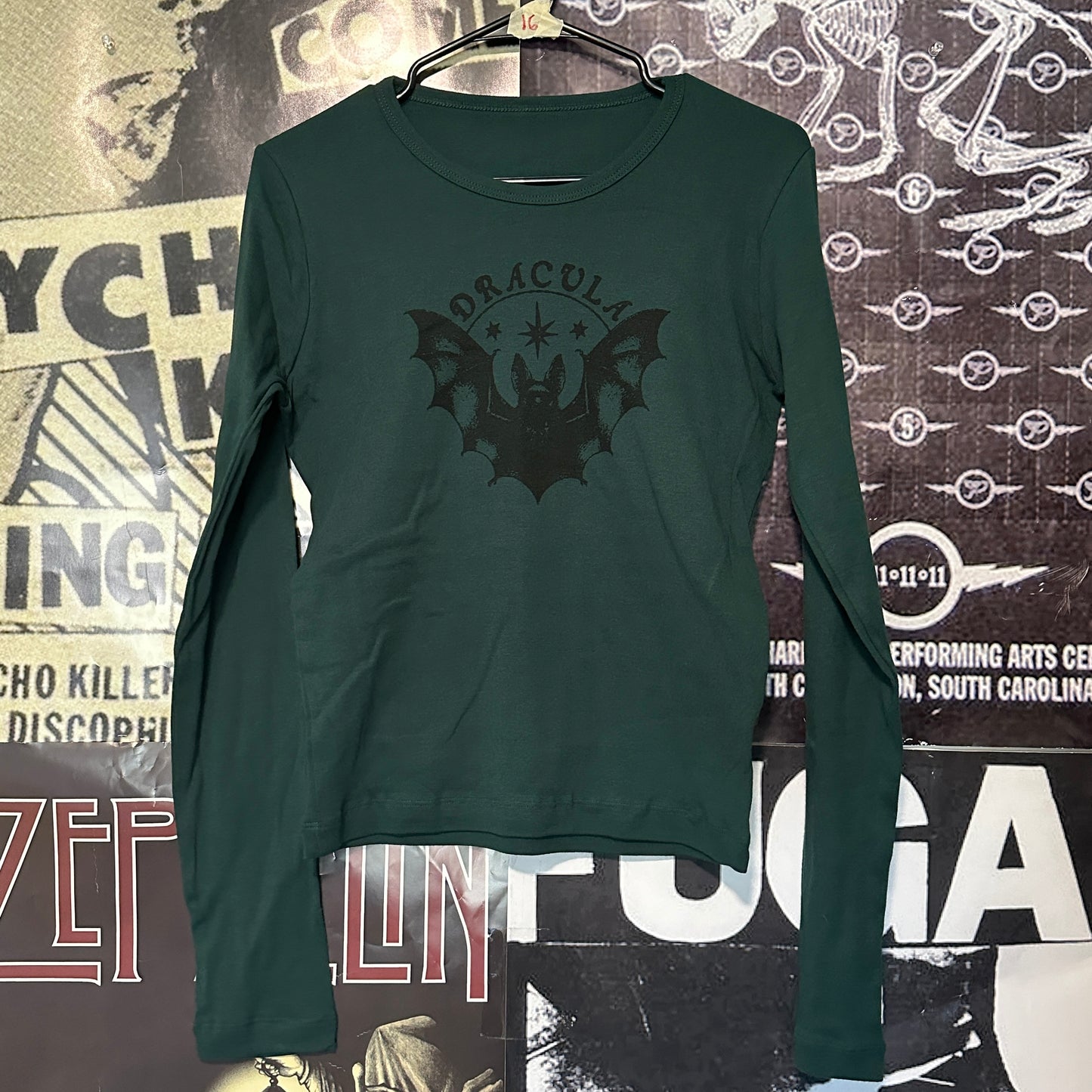 Dracula forest green long sleeve