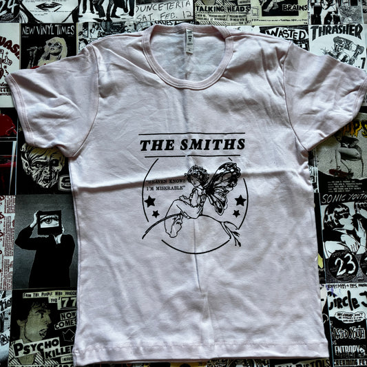 SMITHS PINK LONG BABY TEE XLARGE