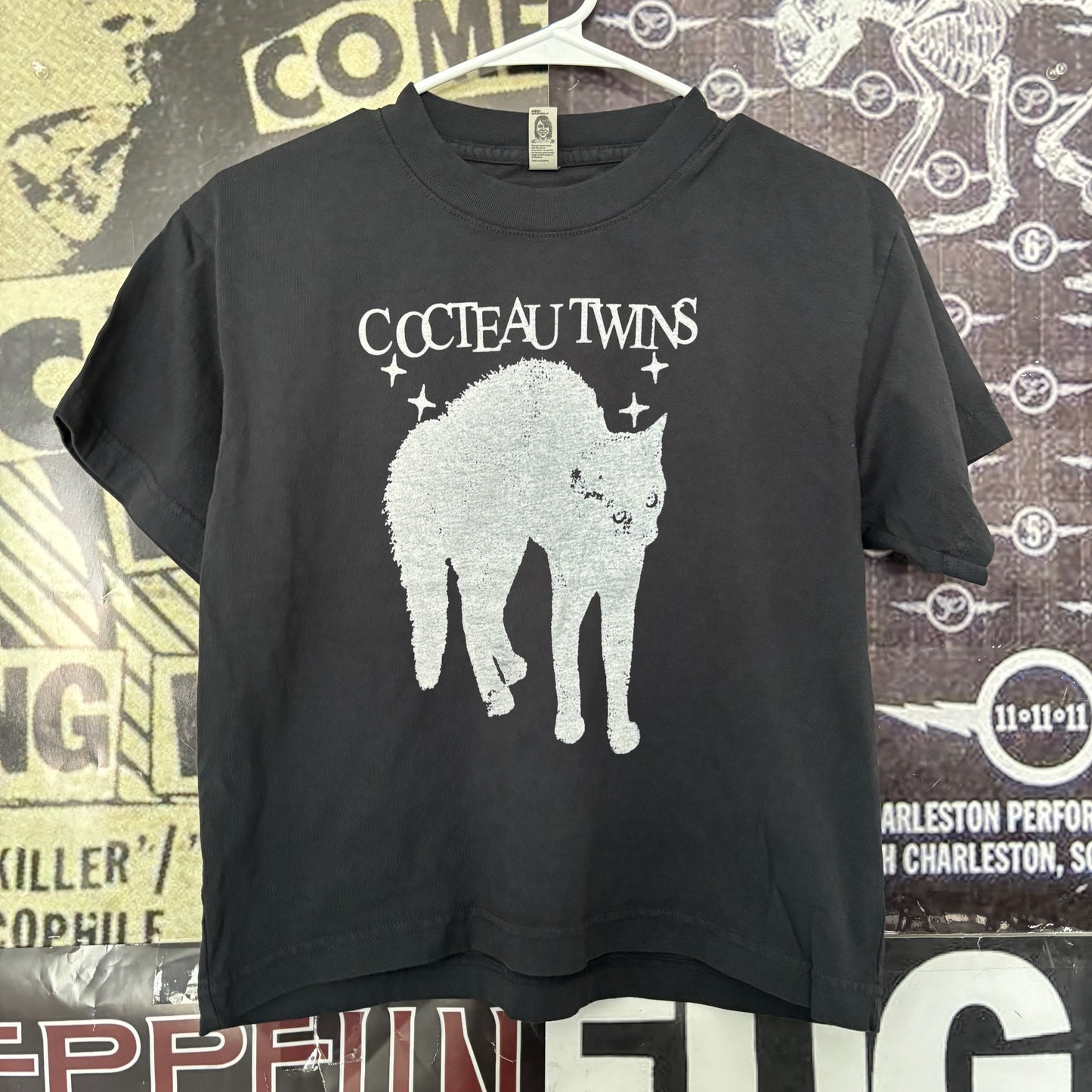 Cocteau boxy black tee