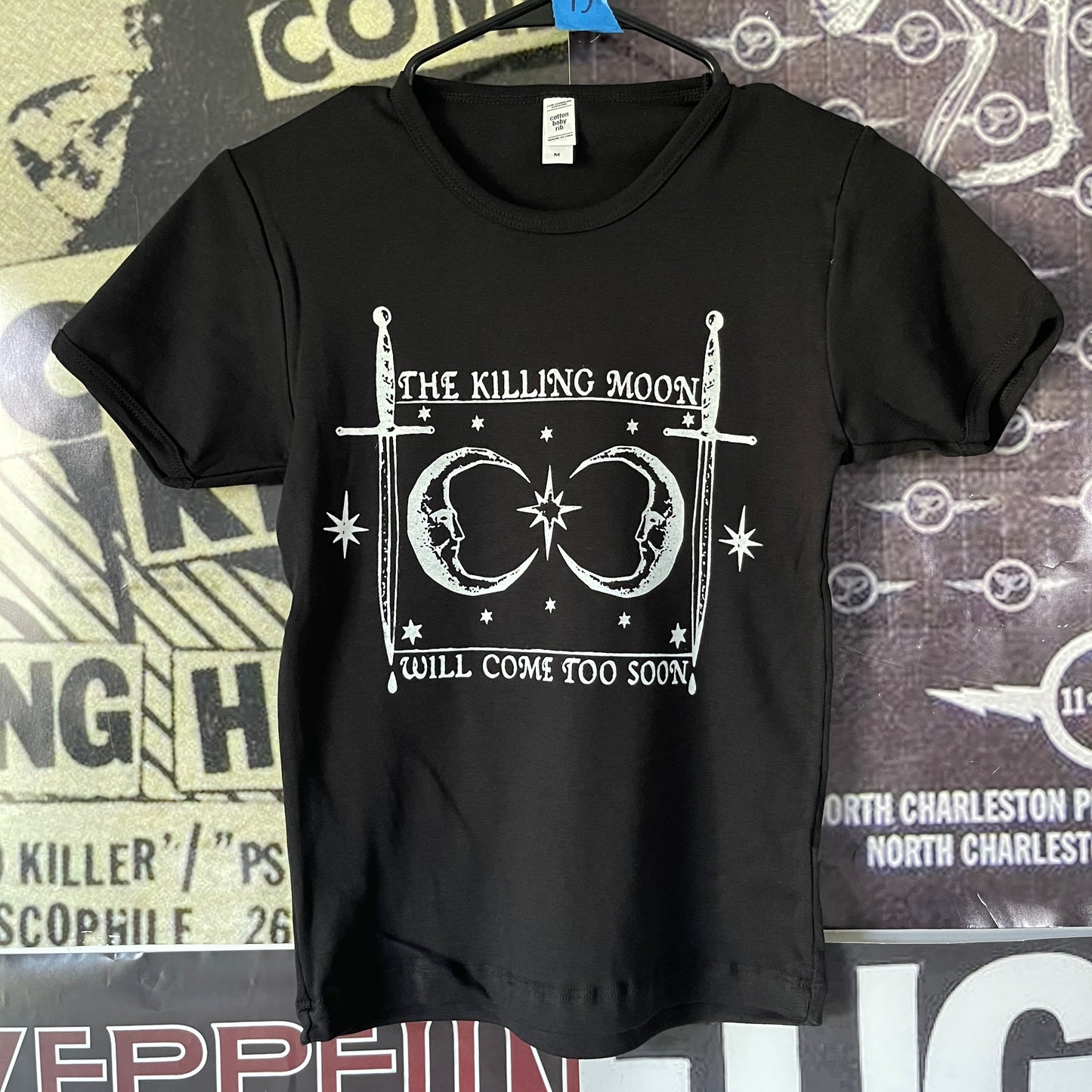 Killing moon black long baby tee