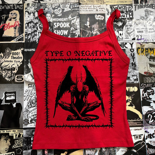 Type o negative red baby tank