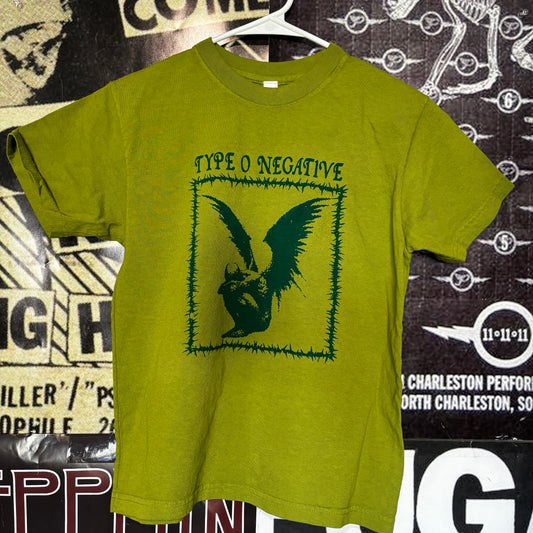 Type green/green slim t-shirt