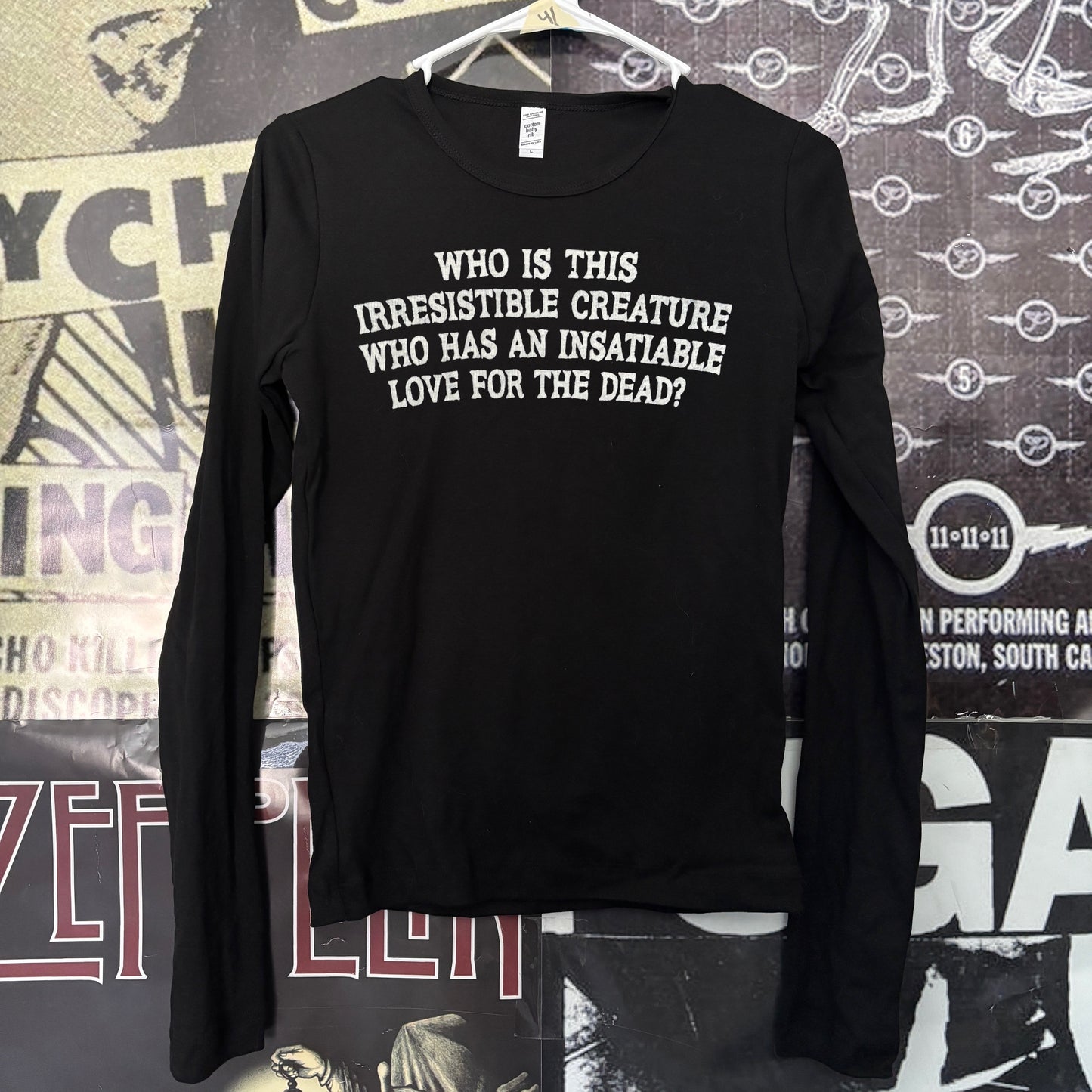 LIVING LYRICS black baby long sleeve