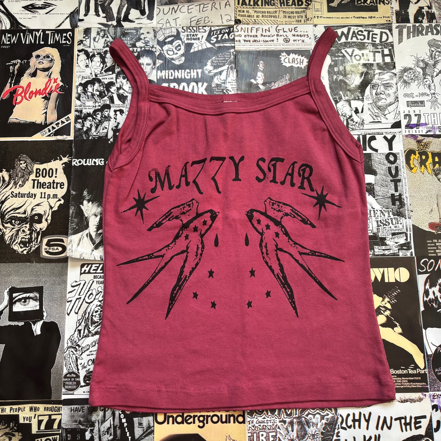 Mazzy star red tank med