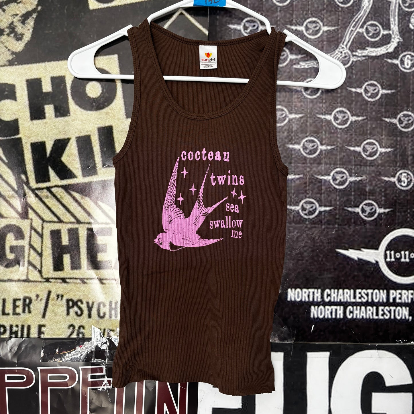 Cocteau brown/pink ribbed tank