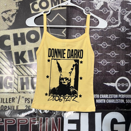 Donnie darko yellow baby tank SM/MED