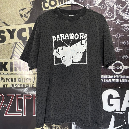 Paramore grey cheetah t-shirt