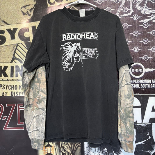 radiohead camo/black long sleeve (PREORDER)