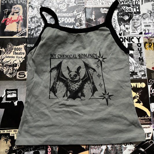 My chemical romance olive/black tank LAR