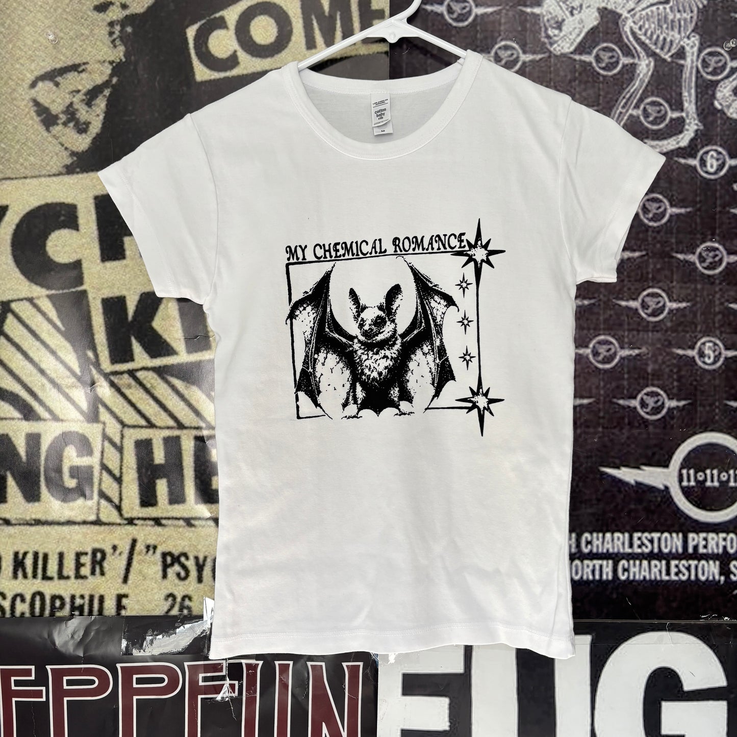 My chemical romance white babydoll tee