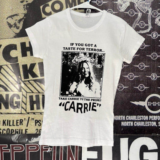 Carrie white babydoll tee