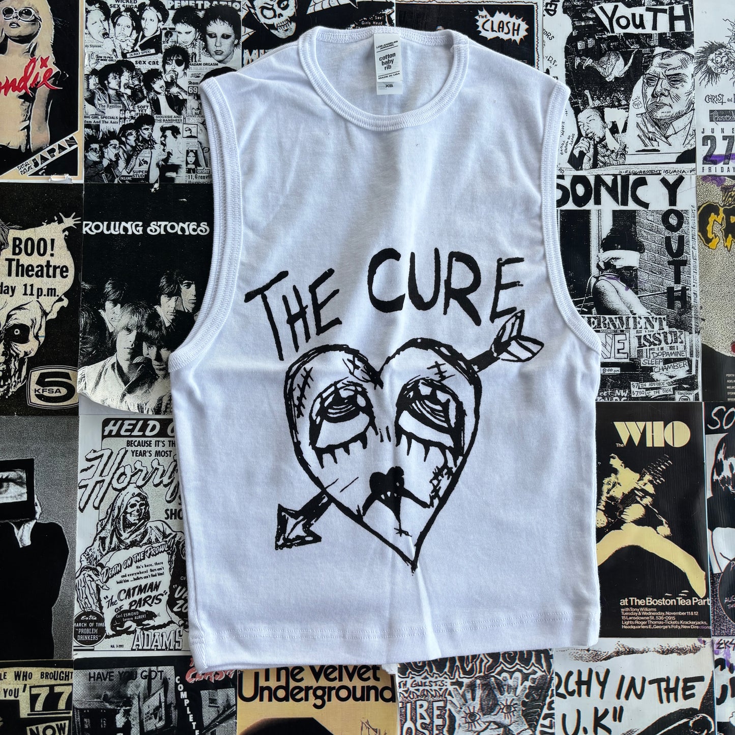 The cure white tank XS