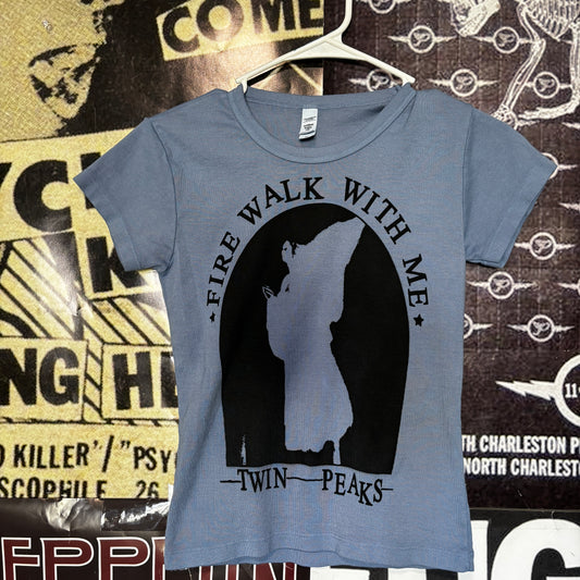 Twin peaks fire blue babydoll tee