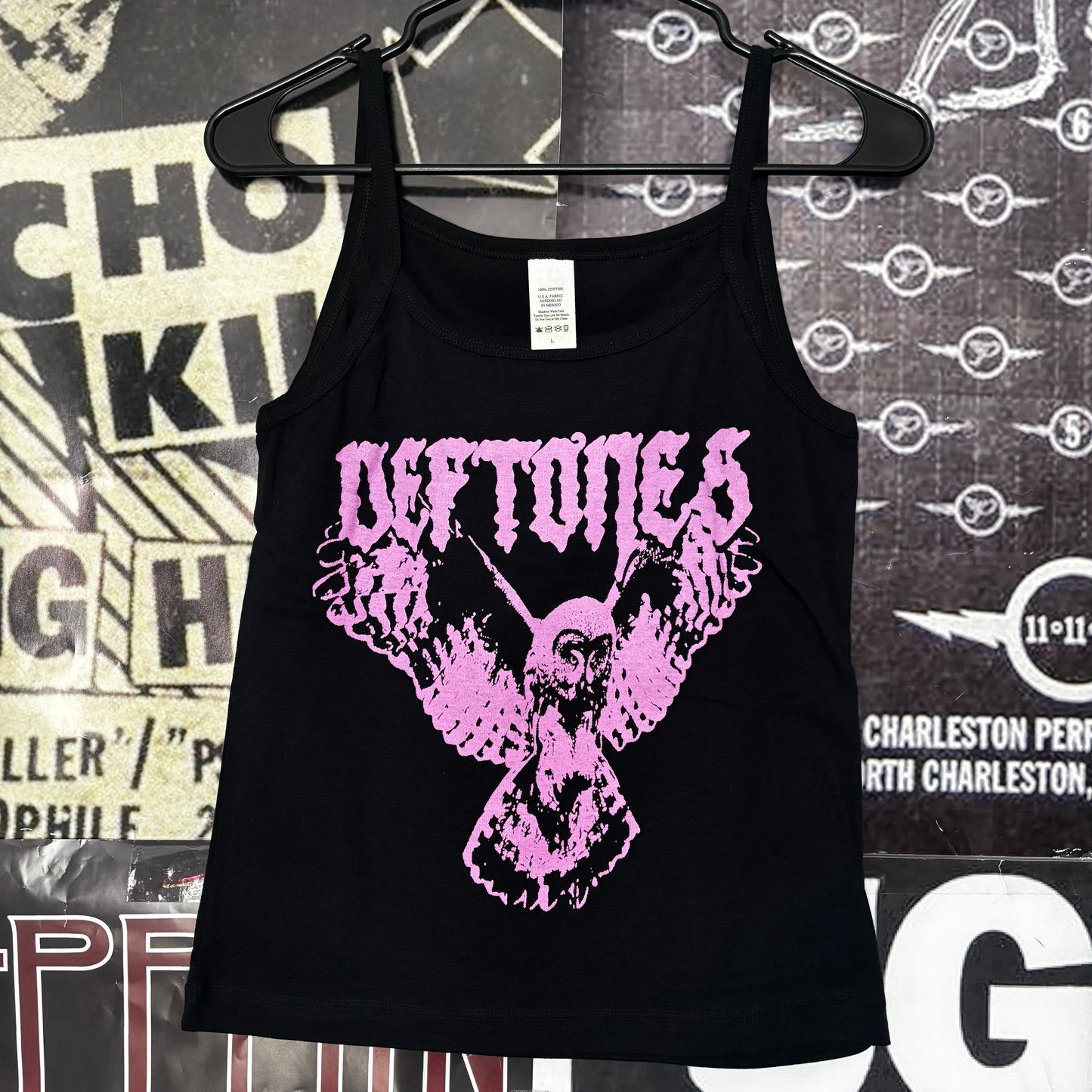 Def owl black/pink baby tank MED/LAR