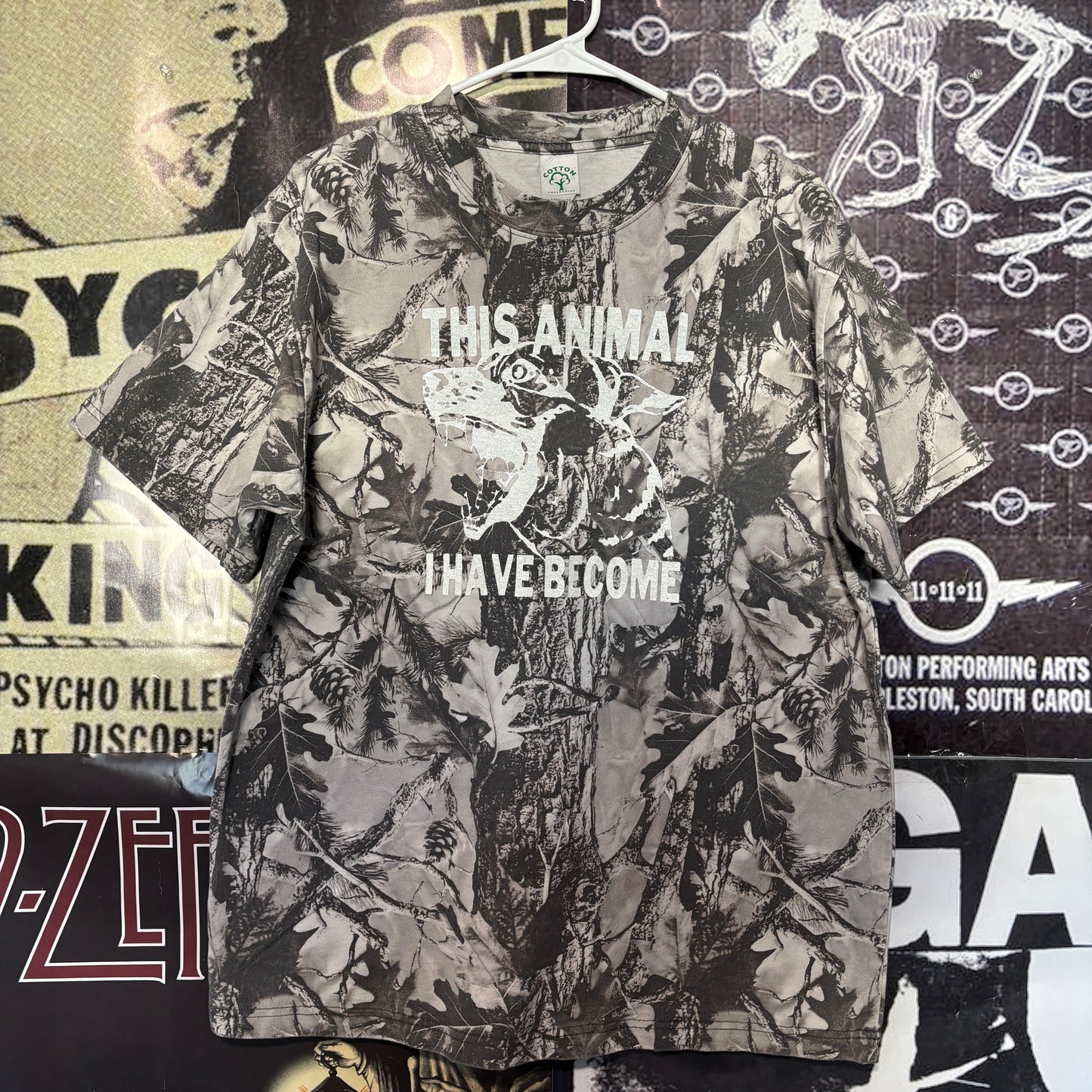 Animal become grey camo t-shirt