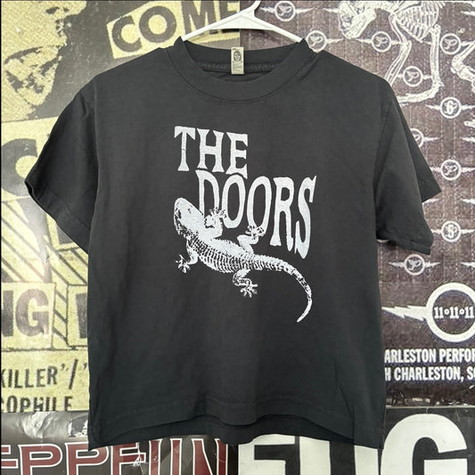The doors black boxy tee