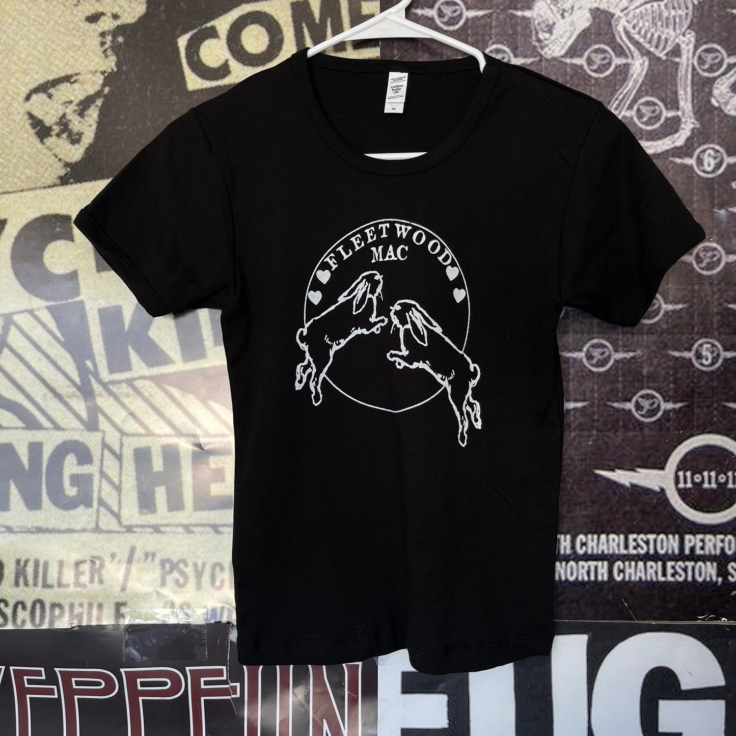 Fleetwood mac black long baby tee