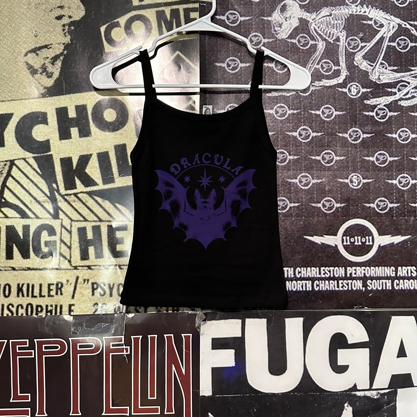 Dracula black/purple baby tank