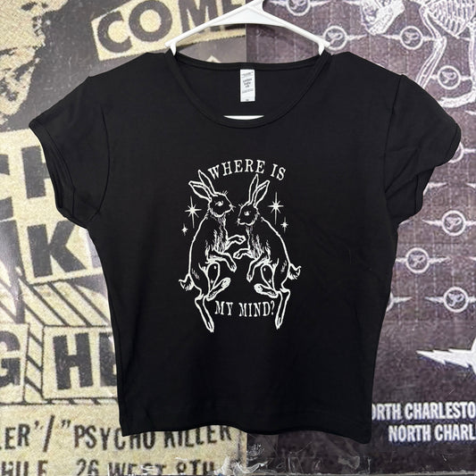Mind? crop baby tee