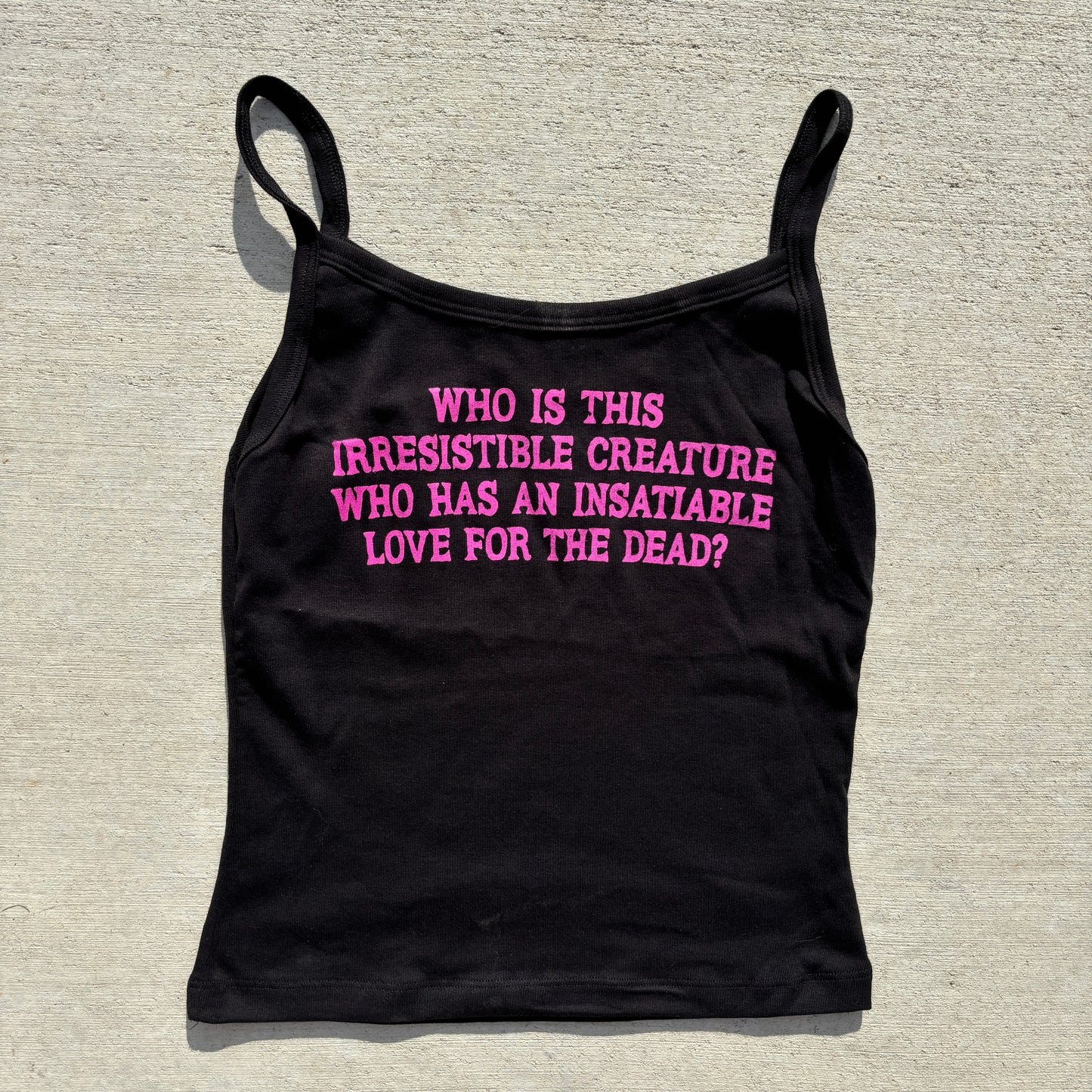 Living girl black/pink baby tank