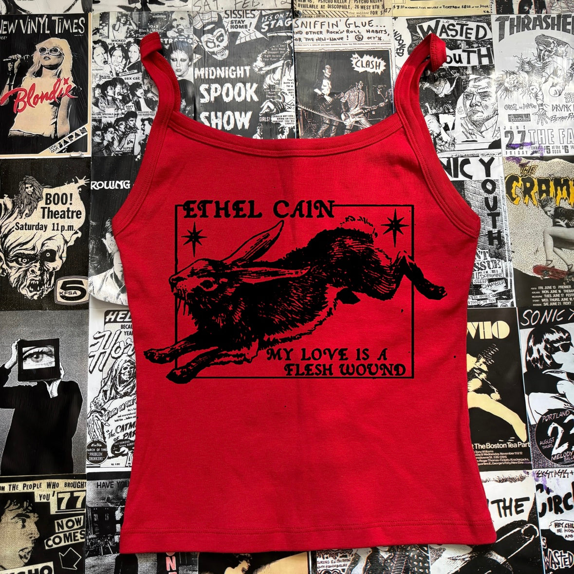 Ethel cain red baby tank