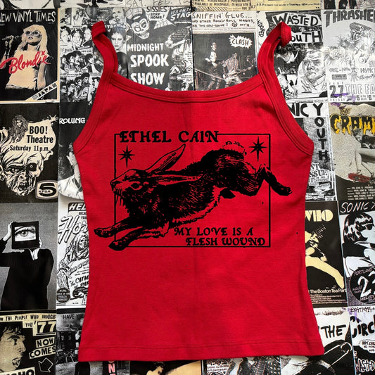 Ethel cain red baby tank