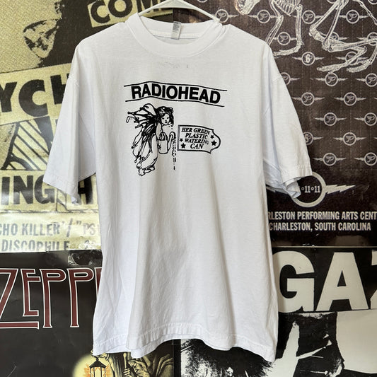 Radiohead white full size tee SM/MED