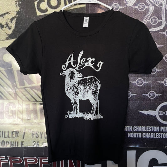 Alex g black long baby tee