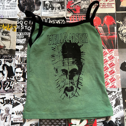 HELLRAISER black/green tank