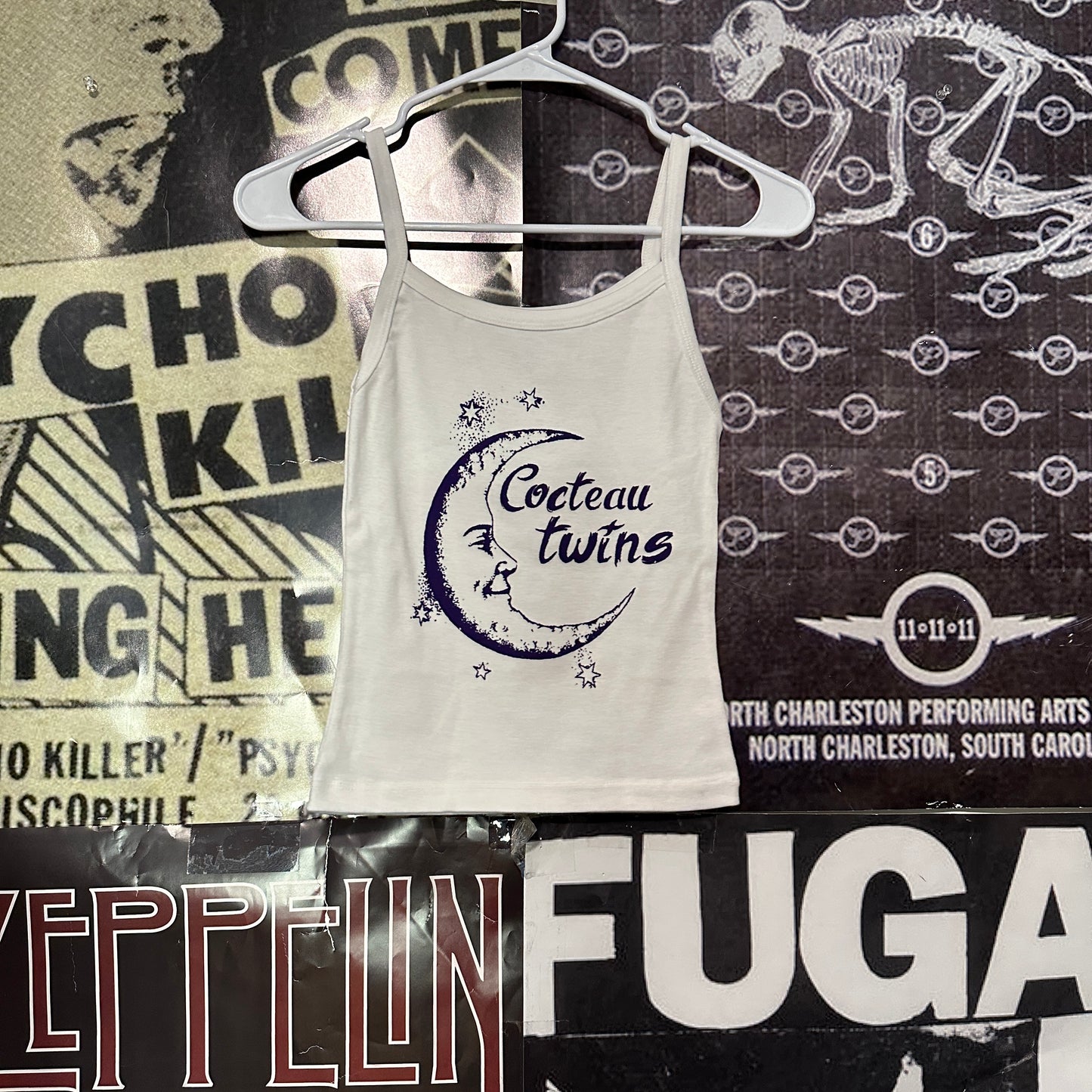 Cocteau twins white/purple baby tank