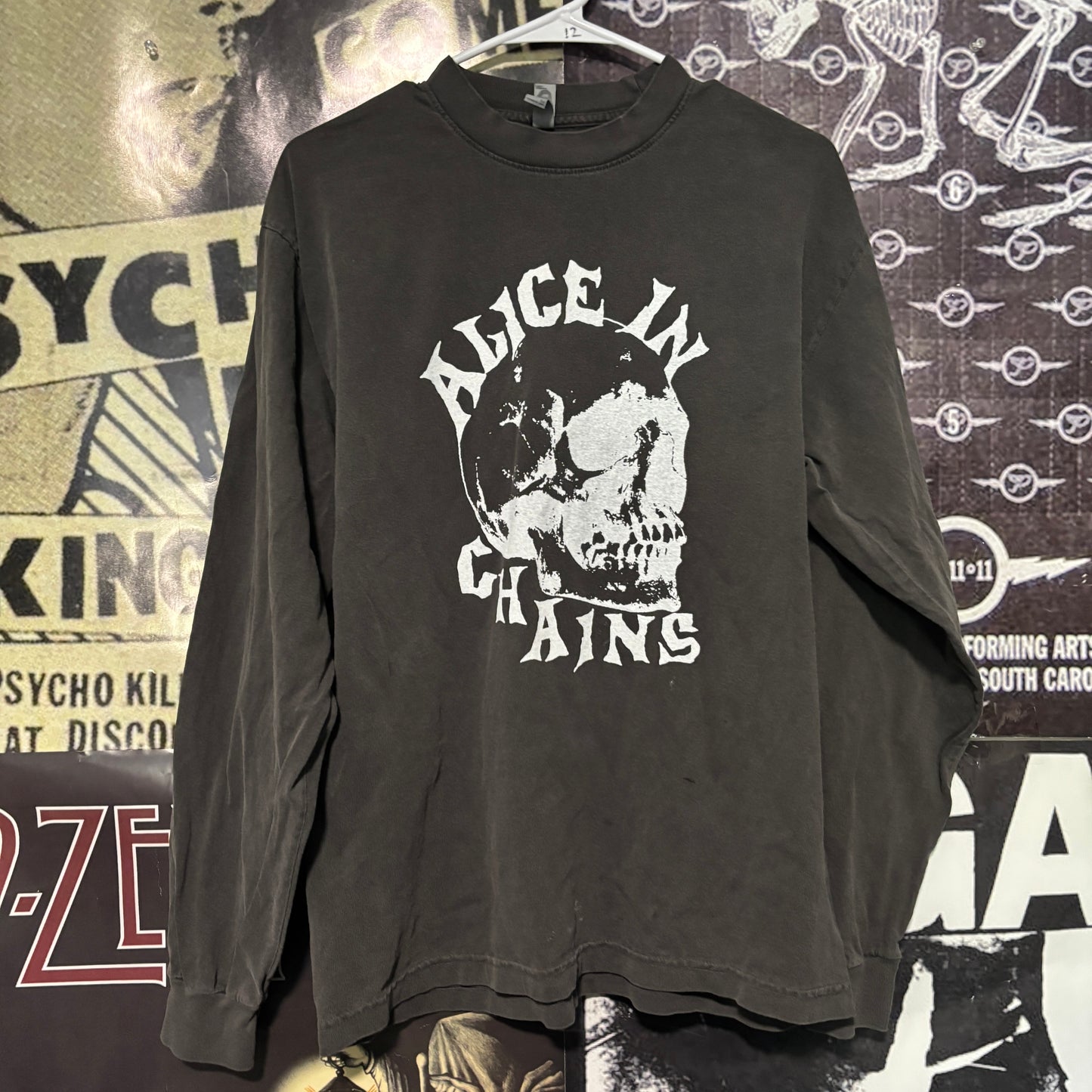 Alice in chains grey unisex long sleeve