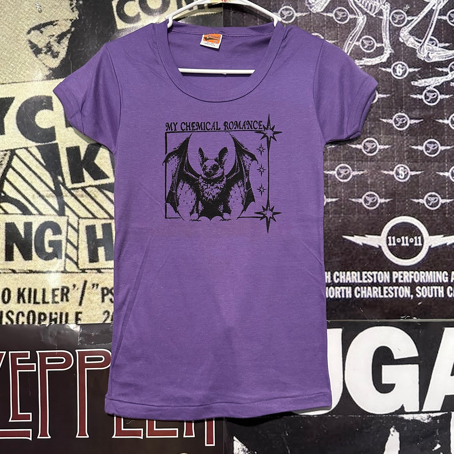 My chemical romance purple babydoll tee