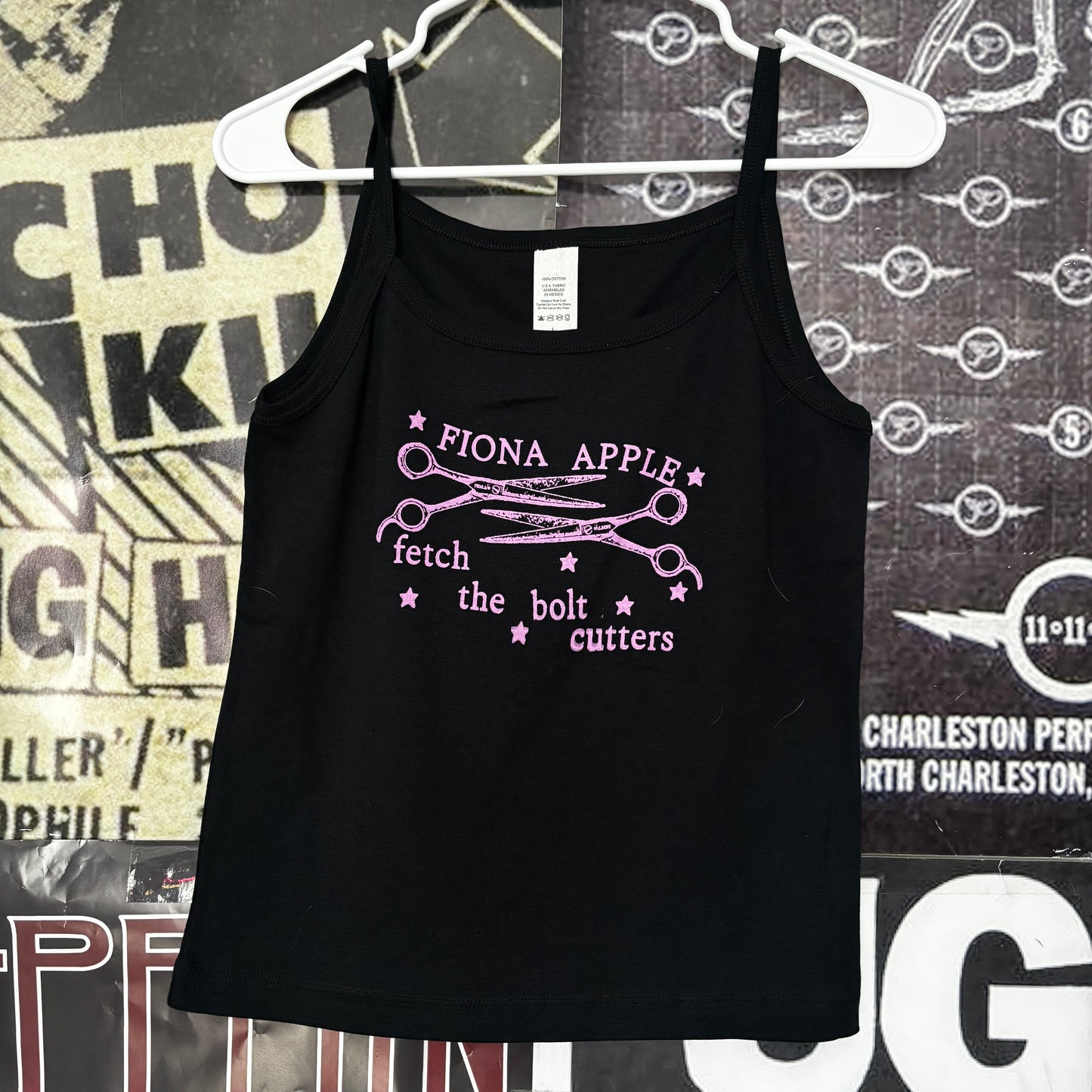 Fiona black/pink baby tank MED/LAR