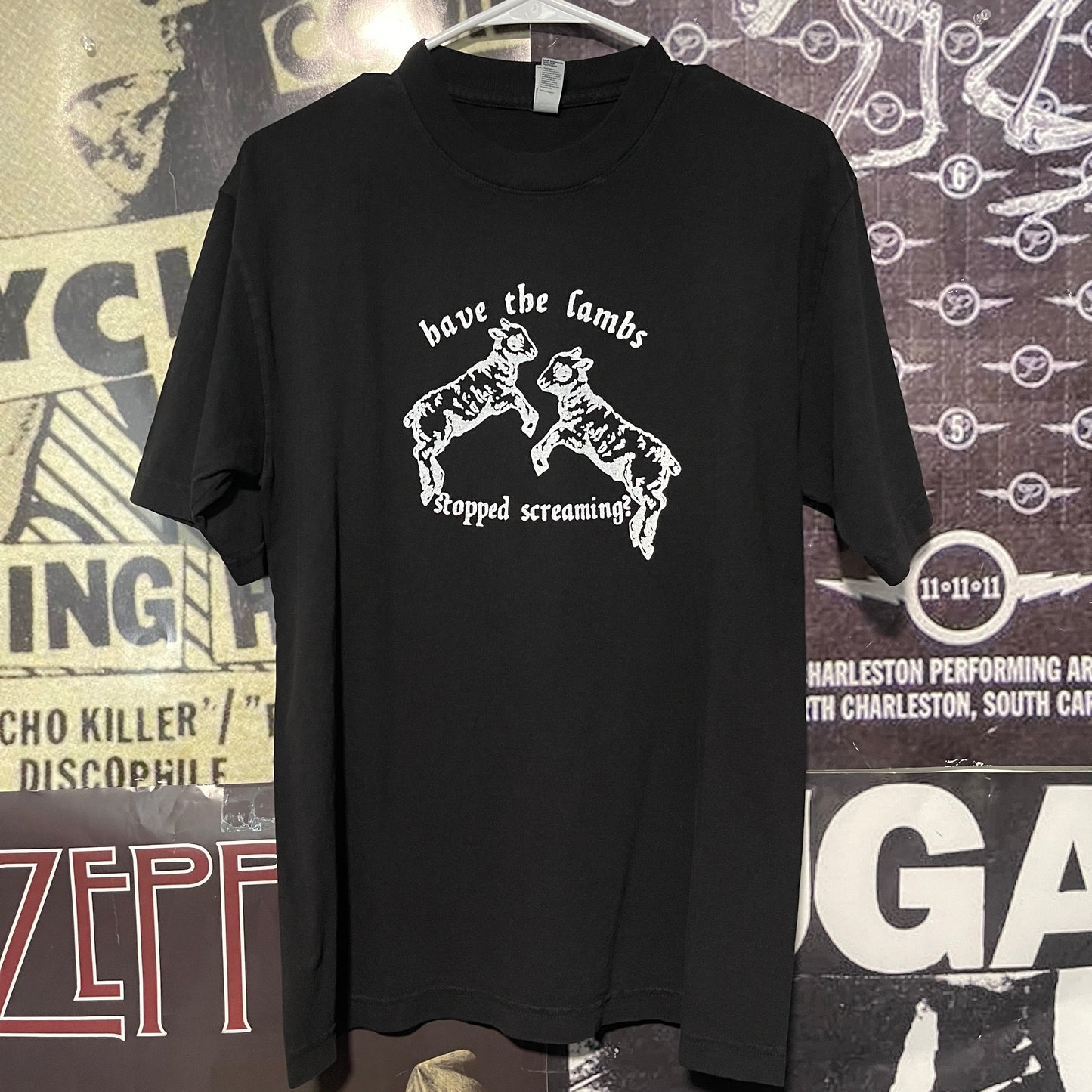 Silence lambs black full size tee