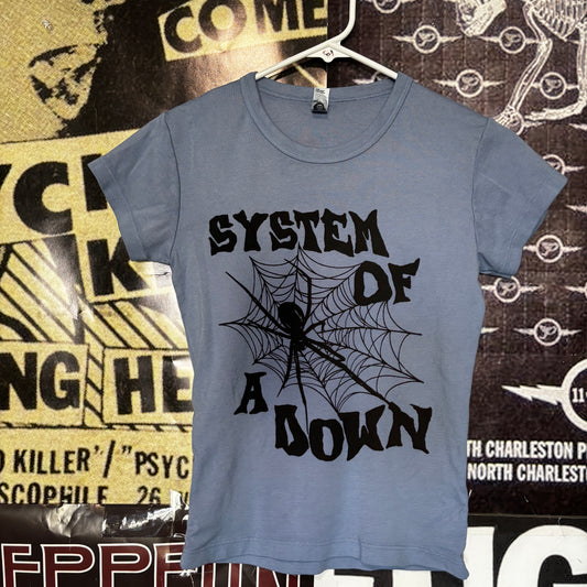 System of a Down blue babydoll tee