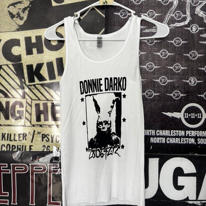 Donnie white ribbed tank top SM/MED