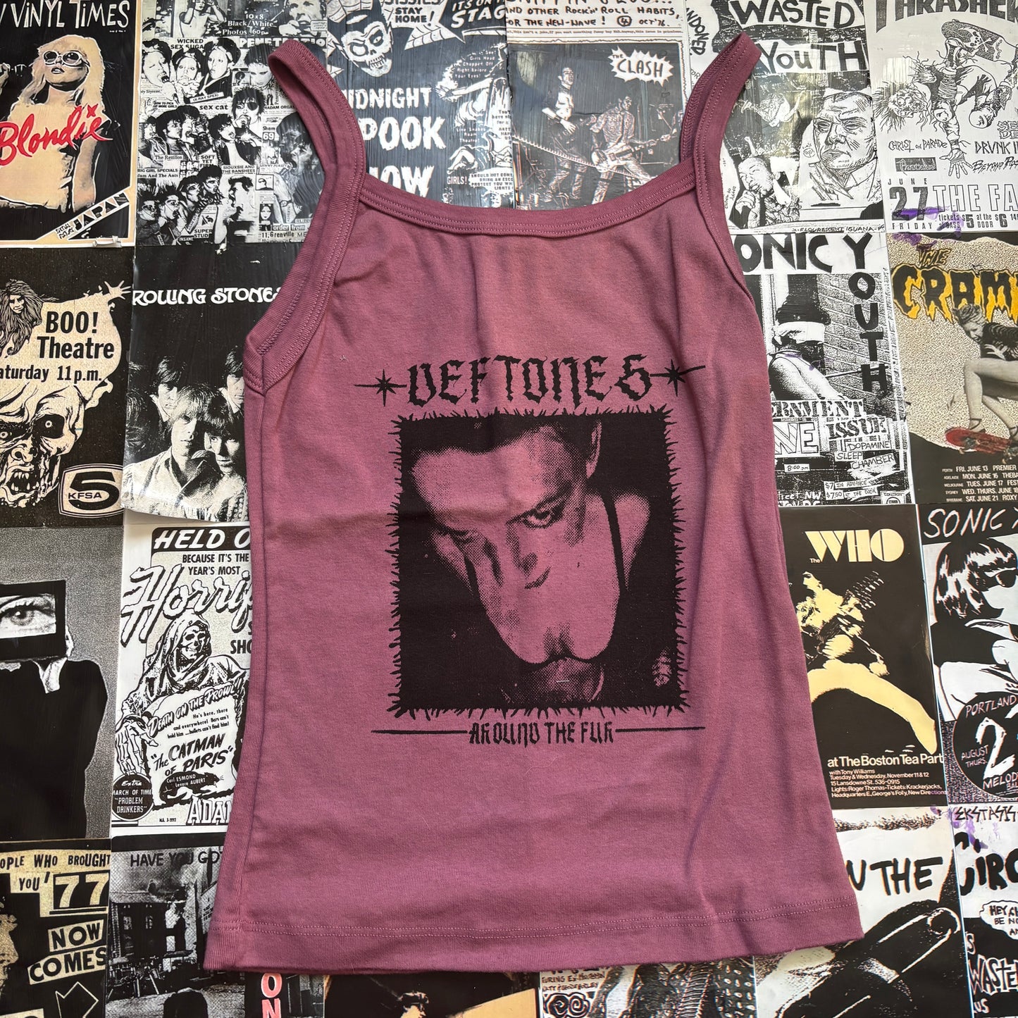 Deftones red tank SM/MED