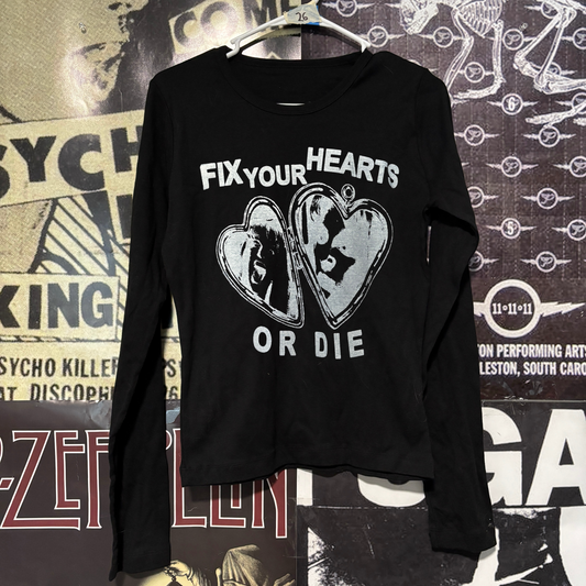 Twin peaks black baby long sleeve