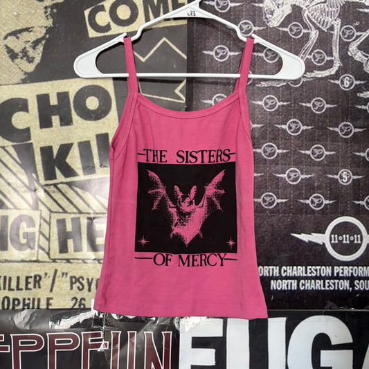 Sisters of mercy dark pink baby tank SM/MED